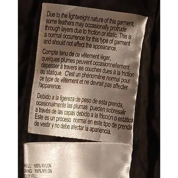 Michael Kors Womans 1x Packable Down Fill Coat Black Quilted Puffy Hooded Pocket - Picture 11 of 14